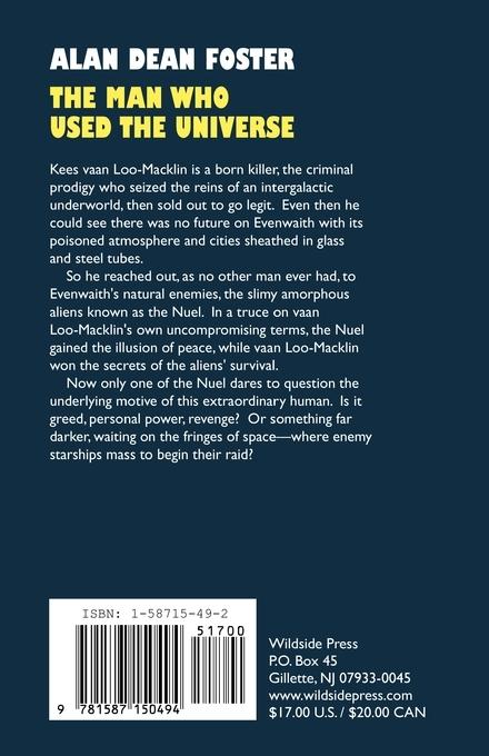 Rückseitencover The Man Who Used the Universe