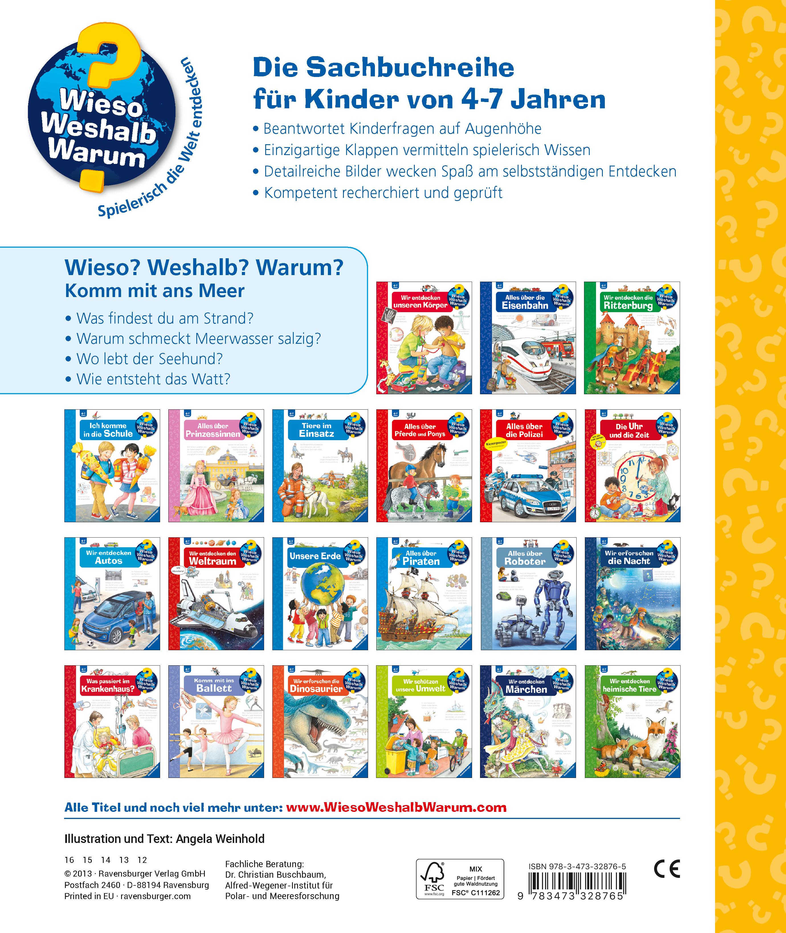 Rückseitencover Wieso? Weshalb? Warum?, Band 17: Komm mit ans Meer