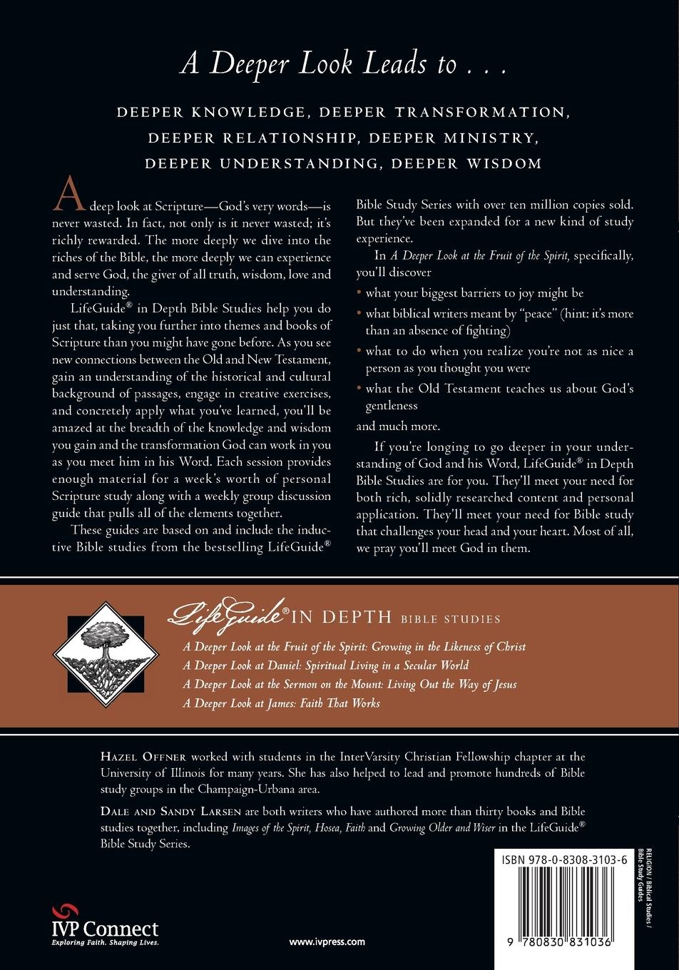 Rückseitencover A Deeper Look at the Fruit of the Spirit