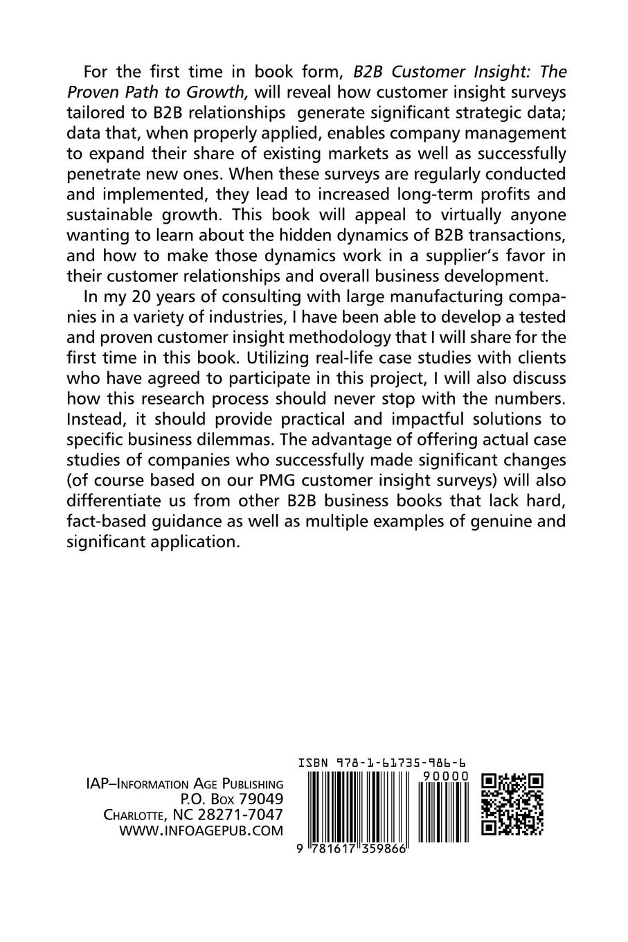Rückseitencover B2B Customer Insight