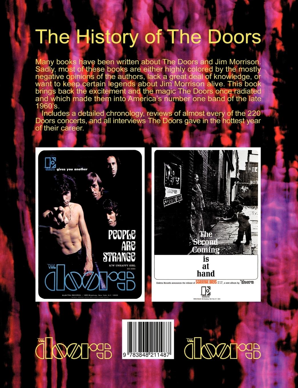 Rückseitencover Jim Morrison, The Doors. The History of The Doors 1967