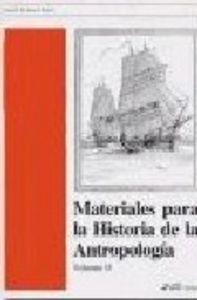 Vorderes Coverbild Materiales para la historia de la Antropología. 2