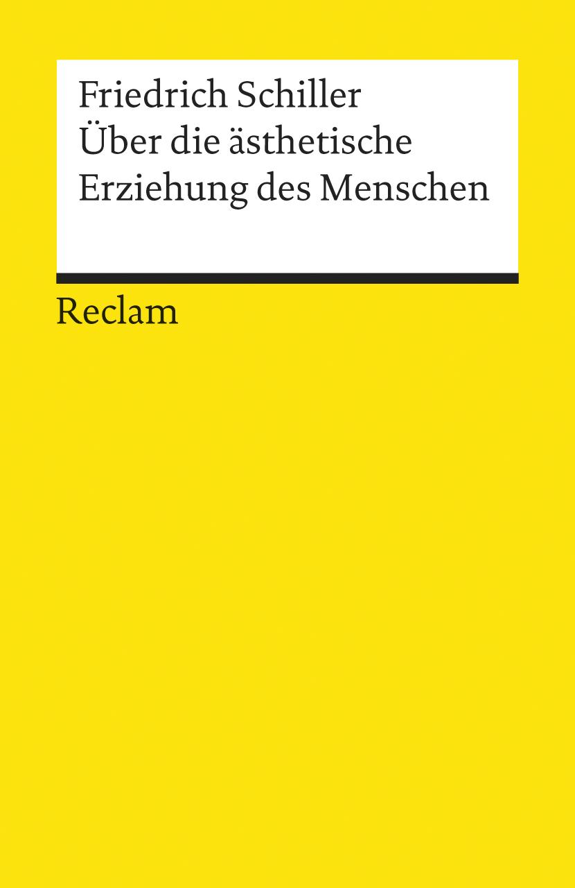 Vorderes Coverbild Über die ästhetische Erziehung des Menschen in einer Reihe von Briefen