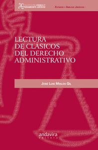 Vorderes Coverbild Lectura de clásicos del derecho administrativo