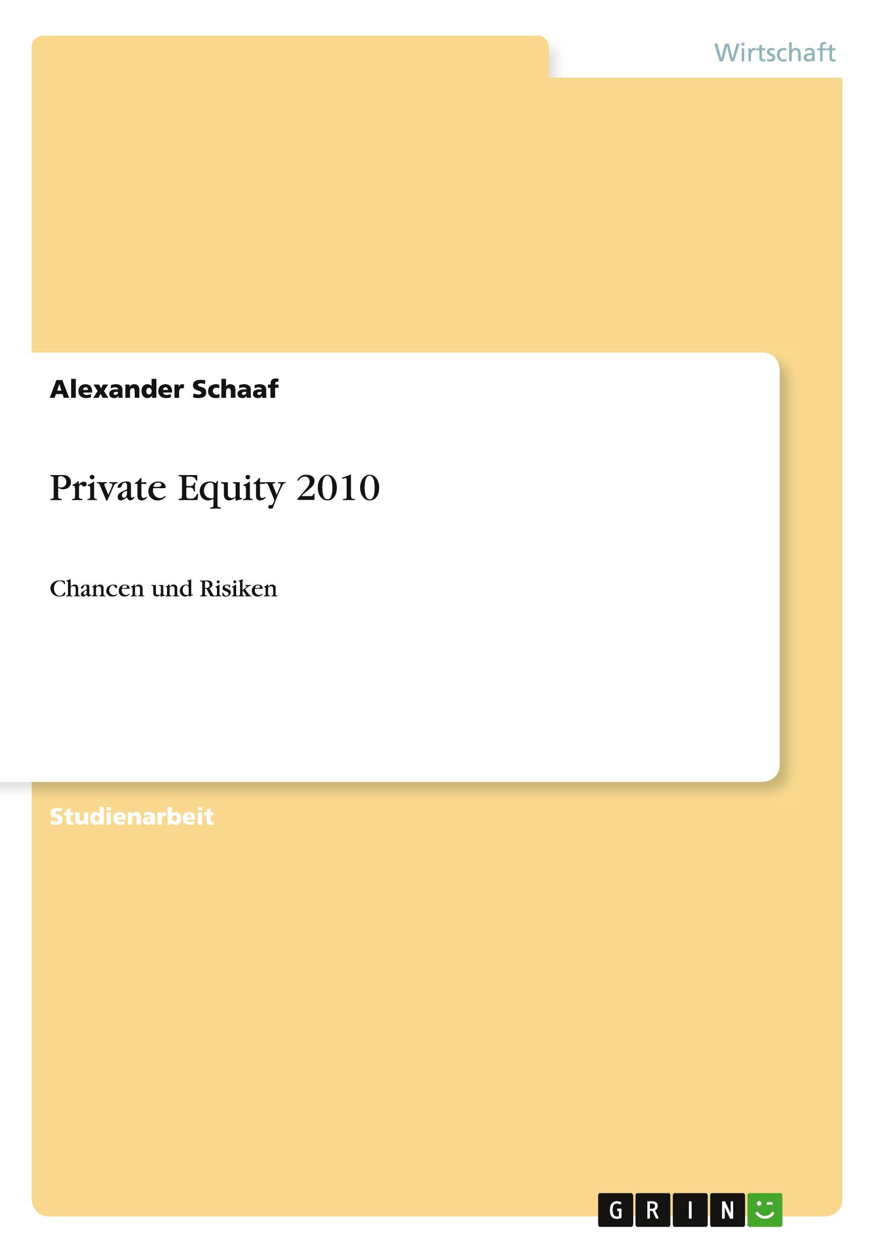 Vorderes Coverbild Private Equity 2010
