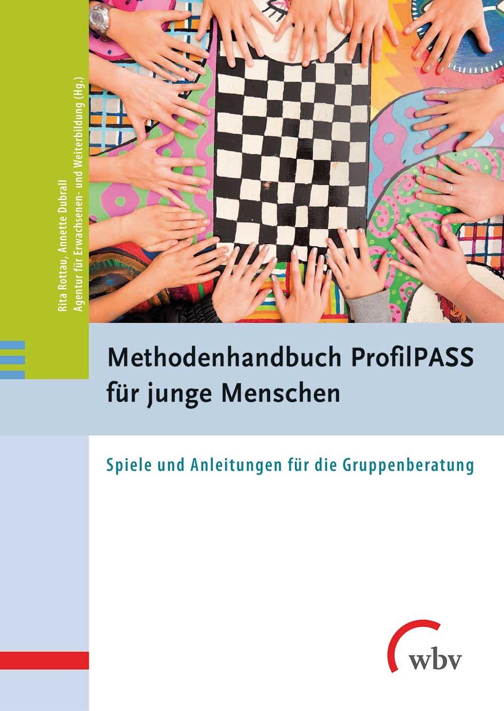 Vorderes Coverbild Methodenhandbuch ProfilPASS für junge Menschen