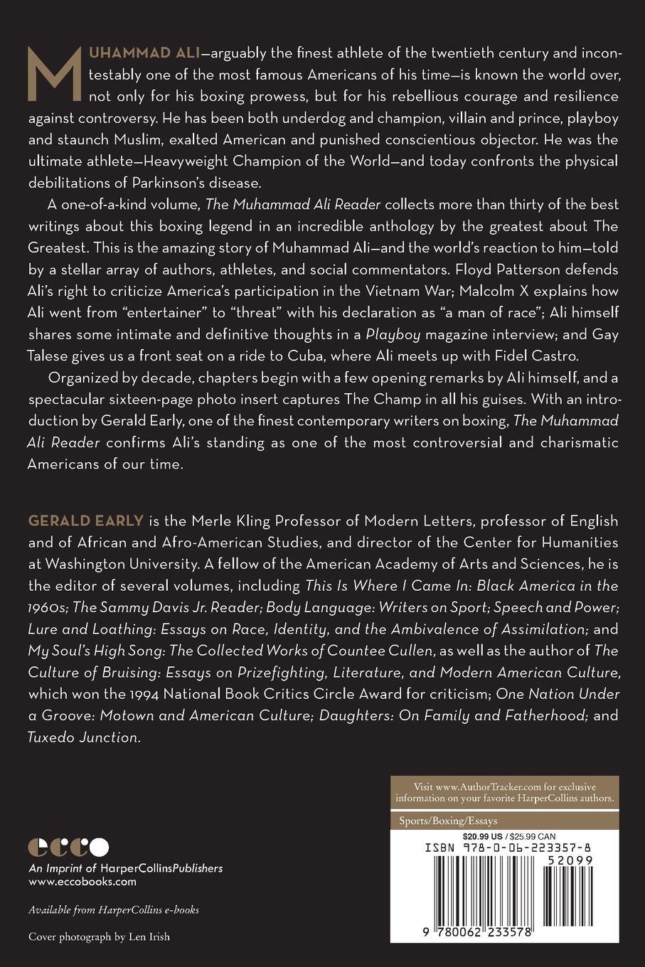 Rückseitencover Muhammad Ali Reader, The