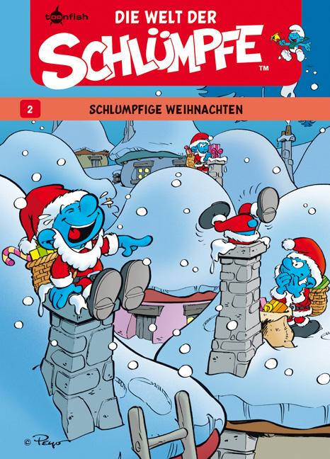 Vorderes Coverbild Schlümpfe ­ Die Welt der Schlümpfe 02. Schlumpfige Weihnachten