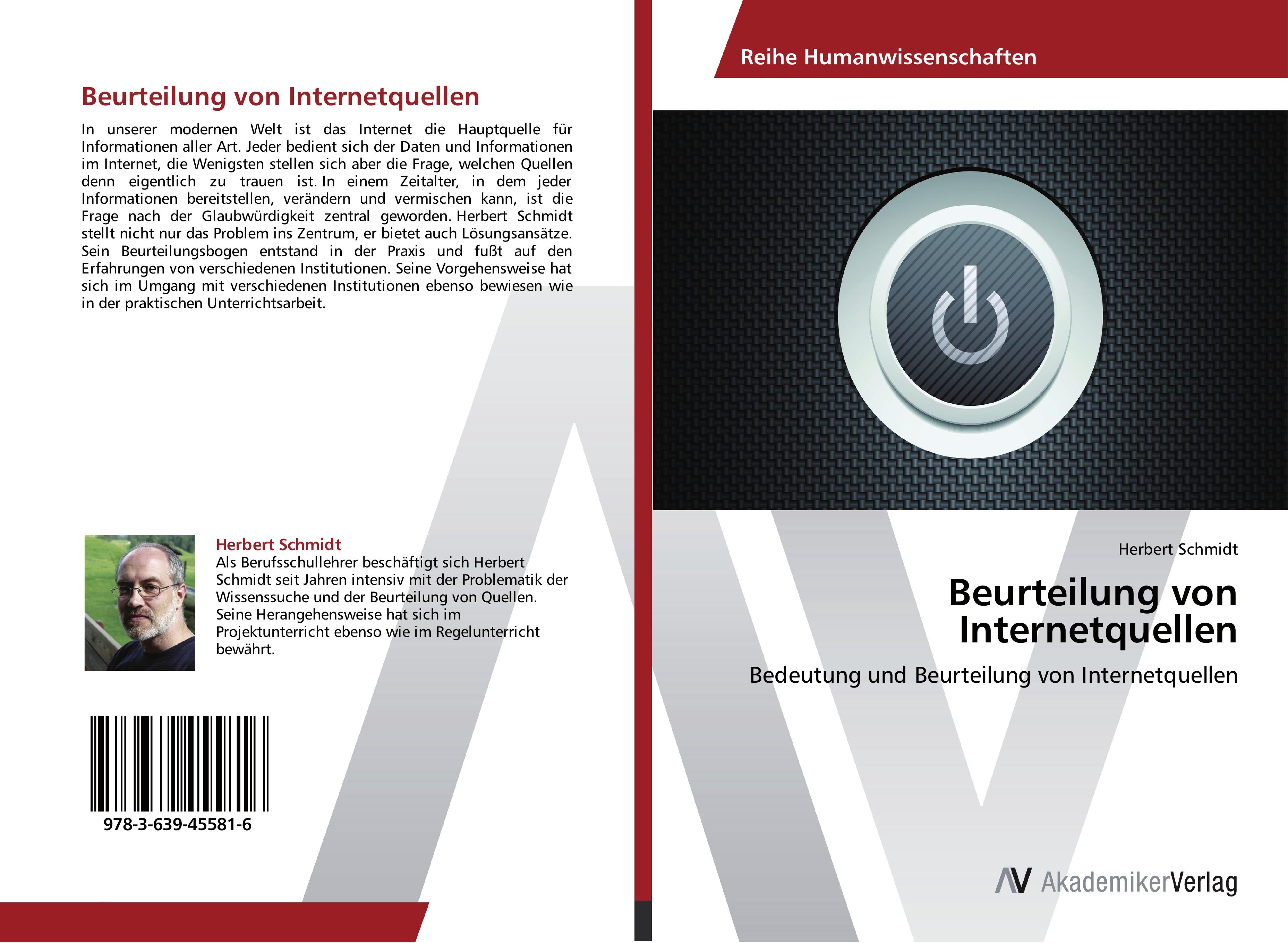 Vorderes Coverbild Beurteilung von Internetquellen