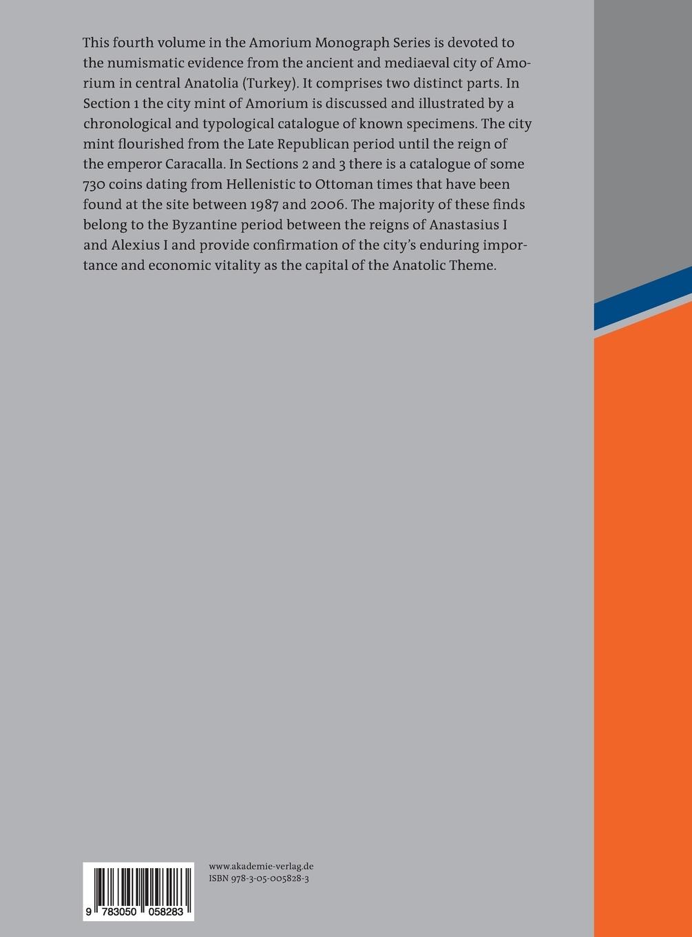 Rückseitencover The Amorium Mint and the Coin Finds