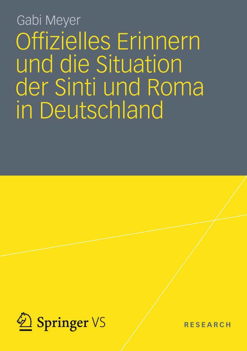 Vorderes Coverbild Offizielles Erinnern und die Situation der Sinti und Roma in Deutschland