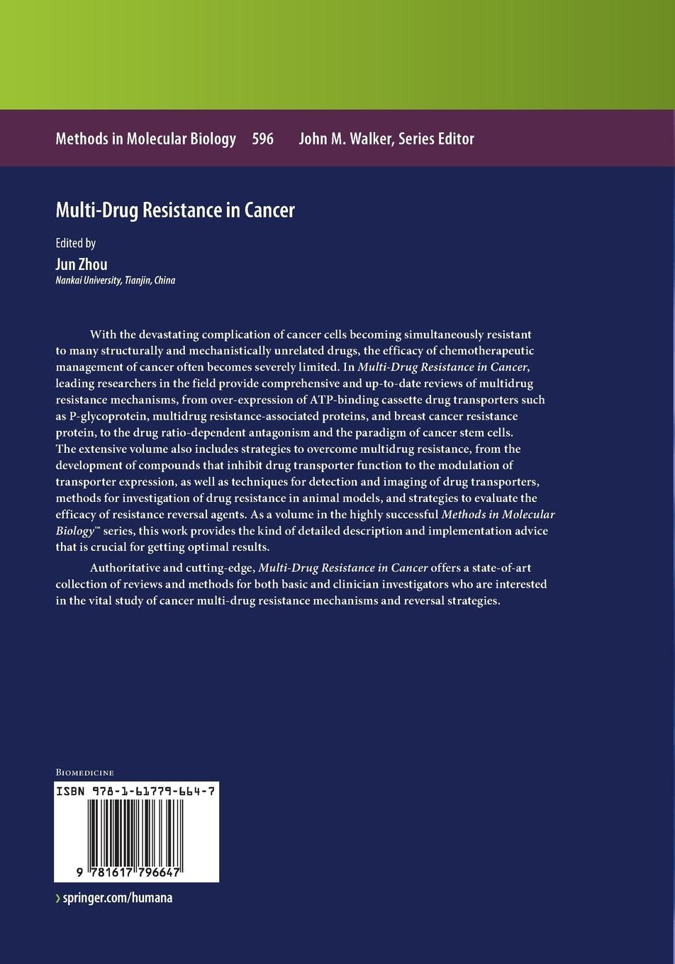 Rückseitencover Multi-Drug Resistance in Cancer