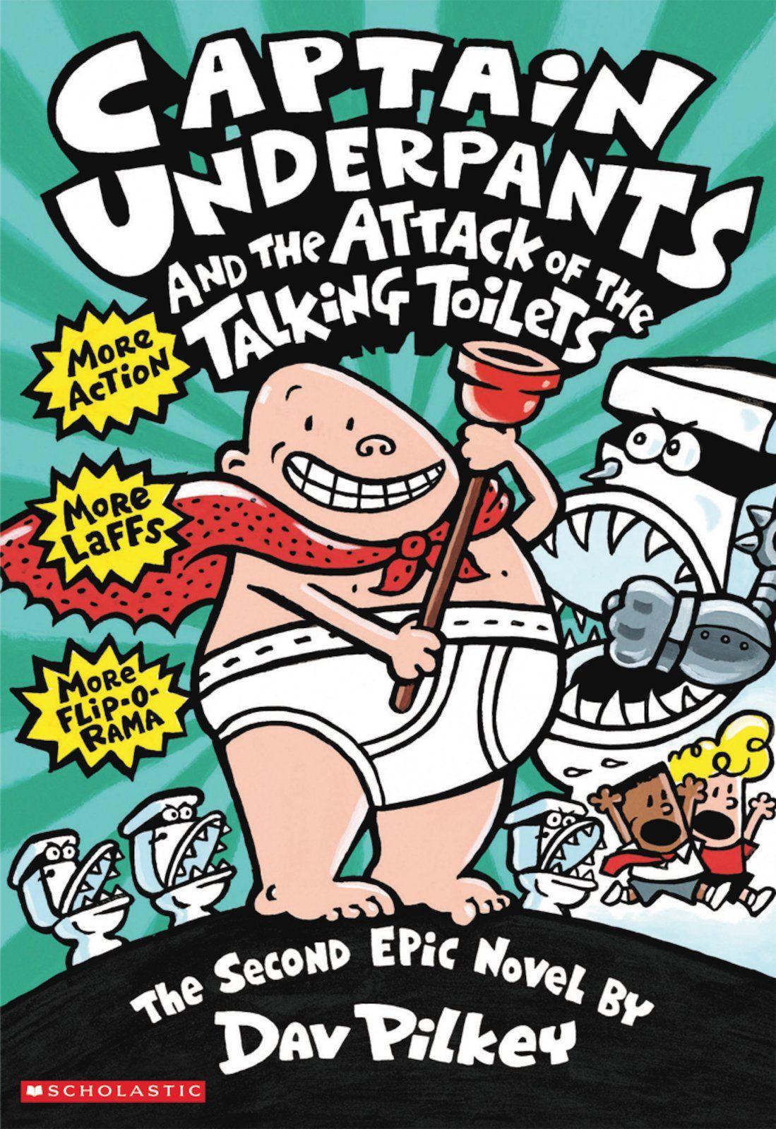 Vorderes Coverbild Captain Underpants and the Attack of the Talking Toilets