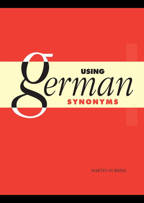 Vorderes Coverbild Using German Synonyms