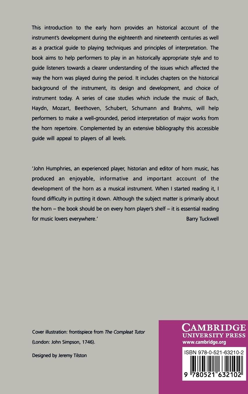 Rückseitencover The Early Horn