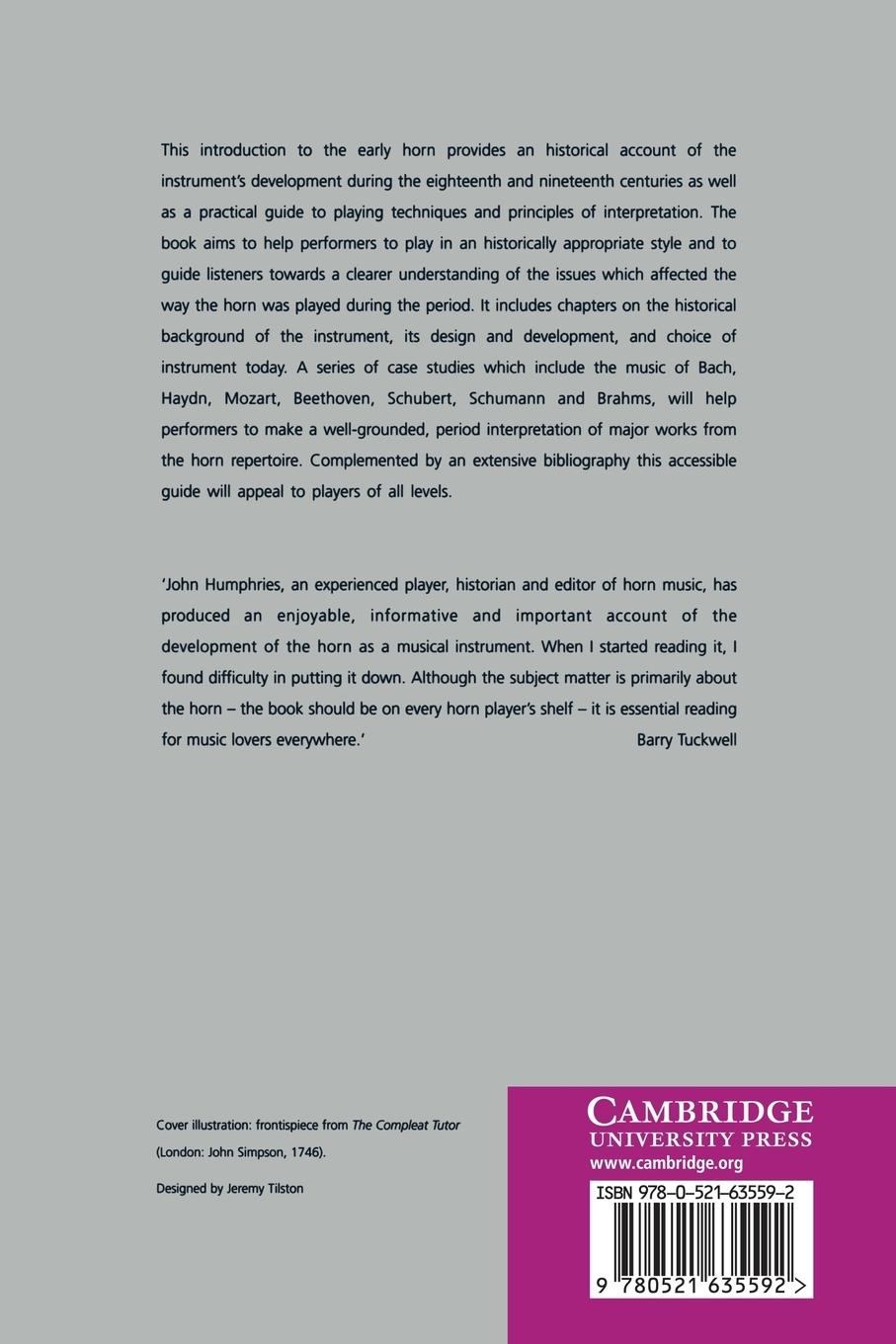 Rückseitencover The Early Horn