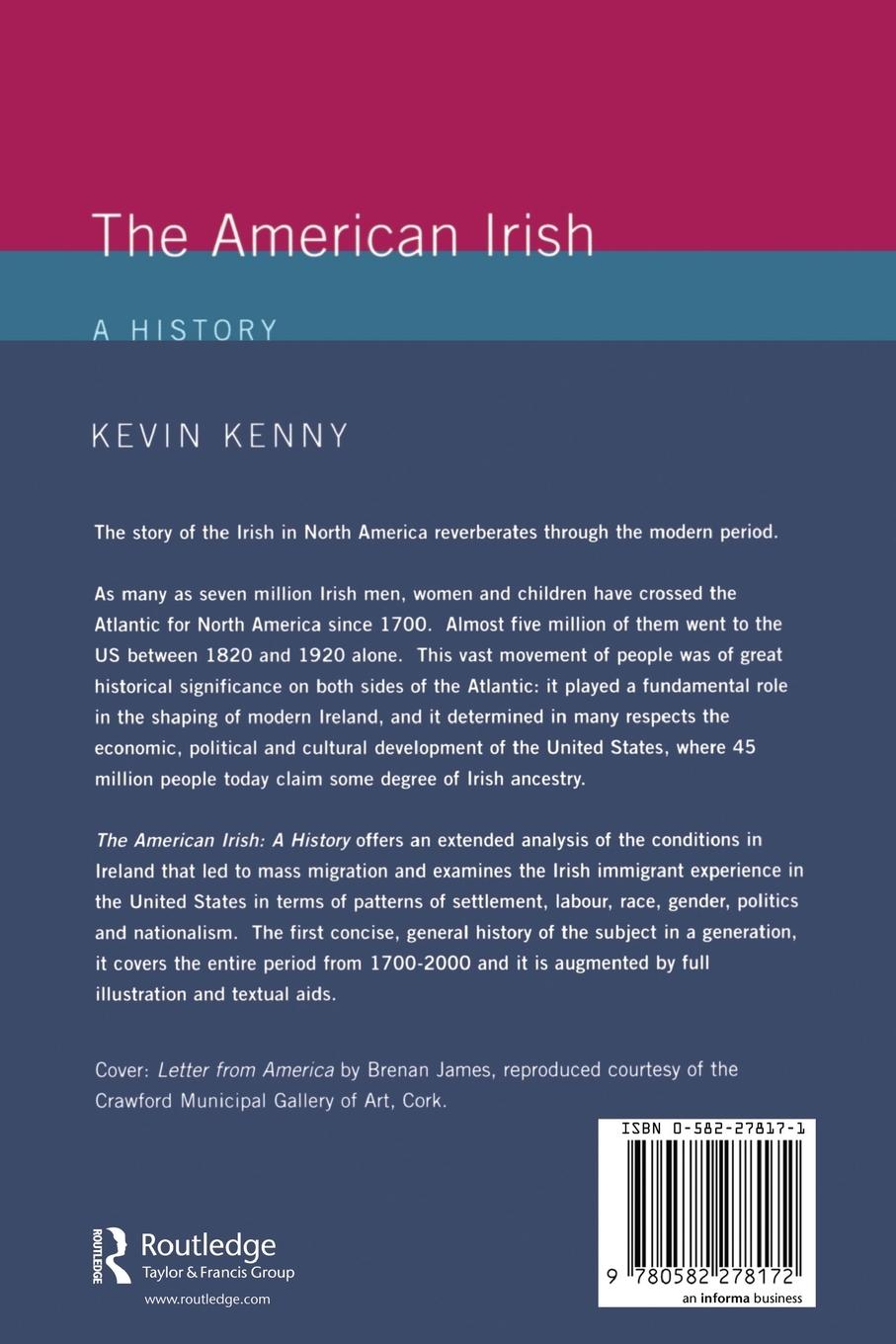 Rückseitencover The American Irish