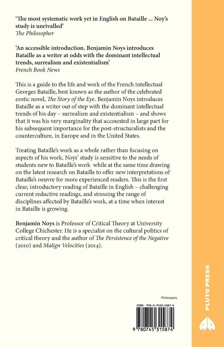 Rückseitencover Georges Bataille