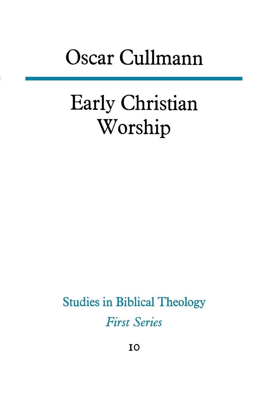 Vorderes Coverbild Early Christian Worship