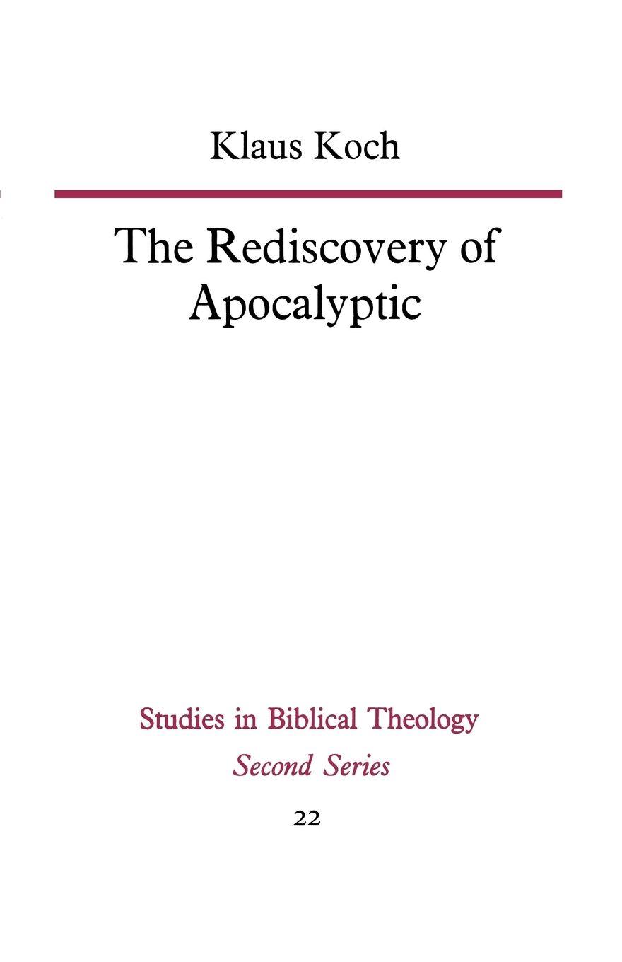 Vorderes Coverbild The Rediscovery of Apocalyptic
