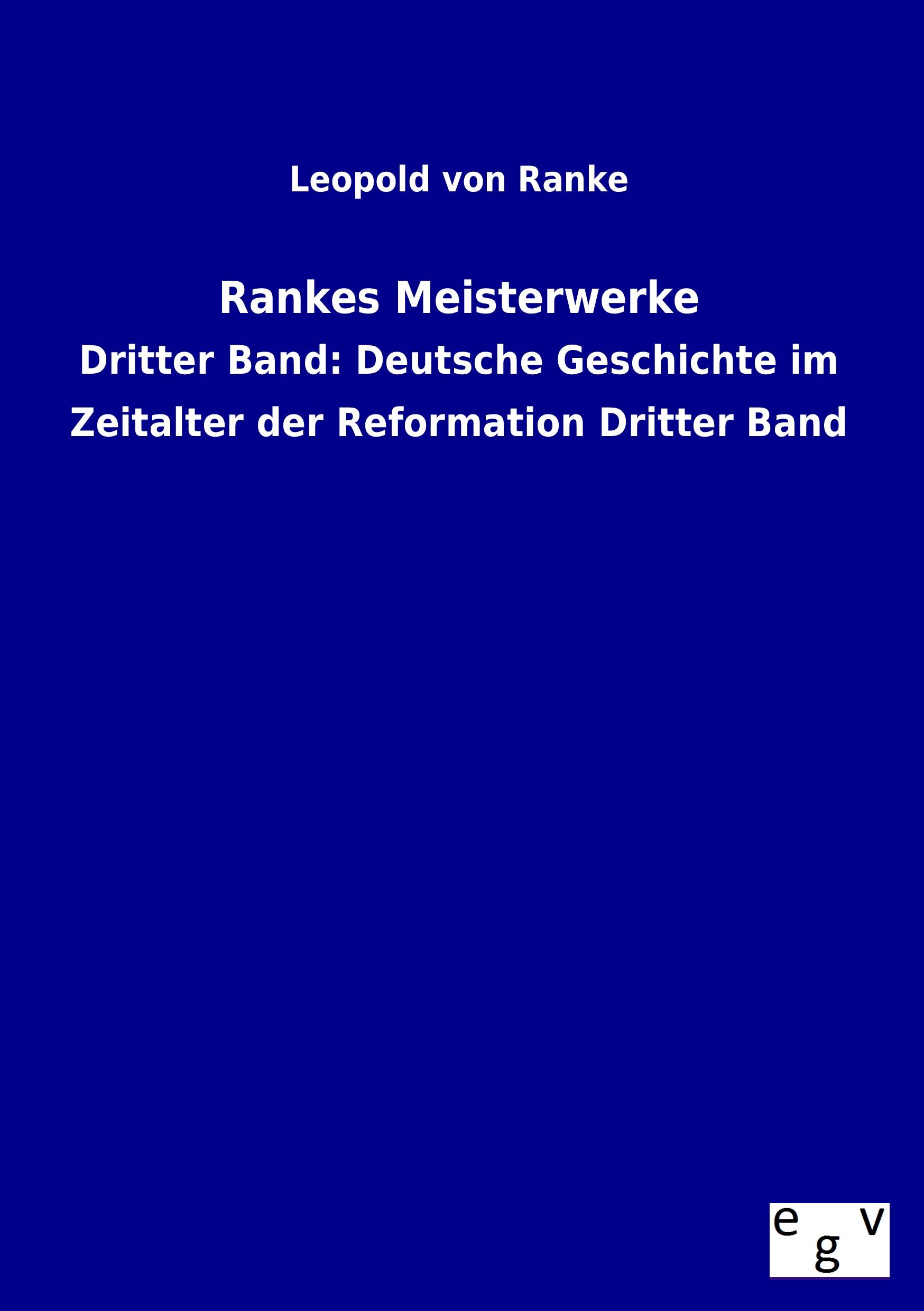 Vorderes Coverbild Rankes Meisterwerke