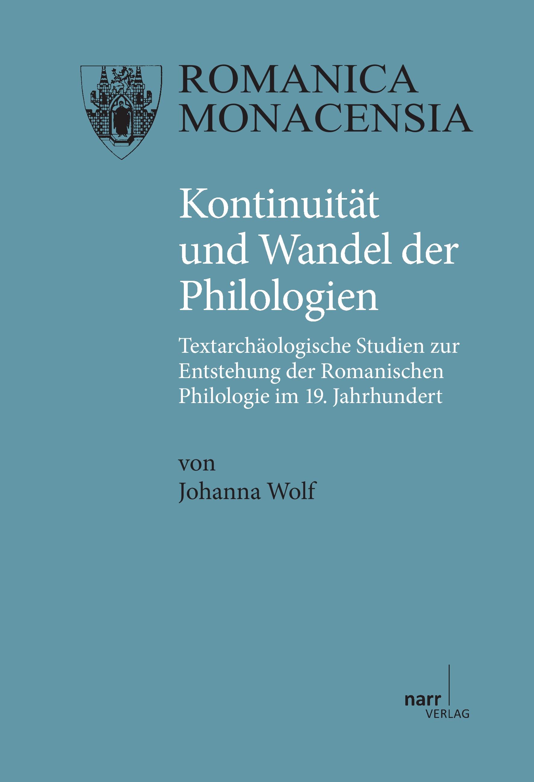 Vorderes Coverbild Kontinuität und Wandel der Philologien