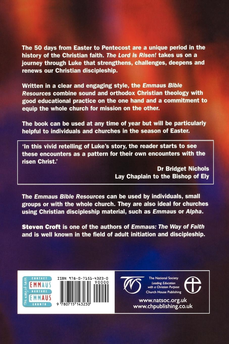 Rückseitencover Emmaus Bible Resources - The Lord Is Risen