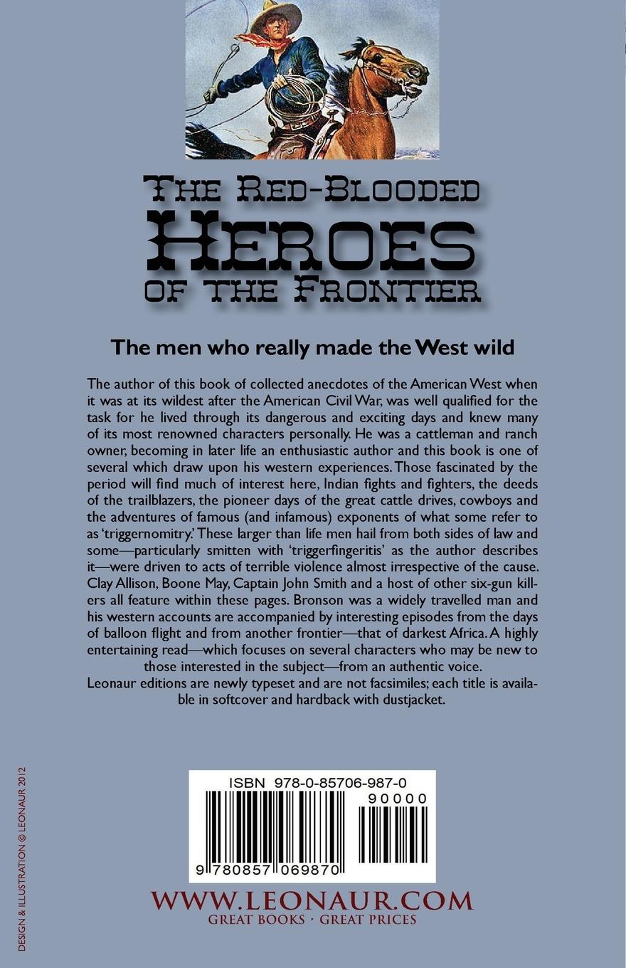 Rückseitencover The Red-Blooded Heroes of the Frontier