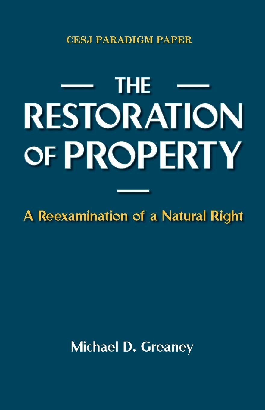 Vorderes Coverbild The Restoration of Property