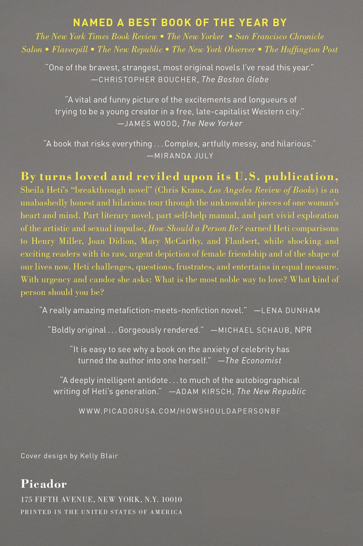 Rückseitencover How Should a Person Be?