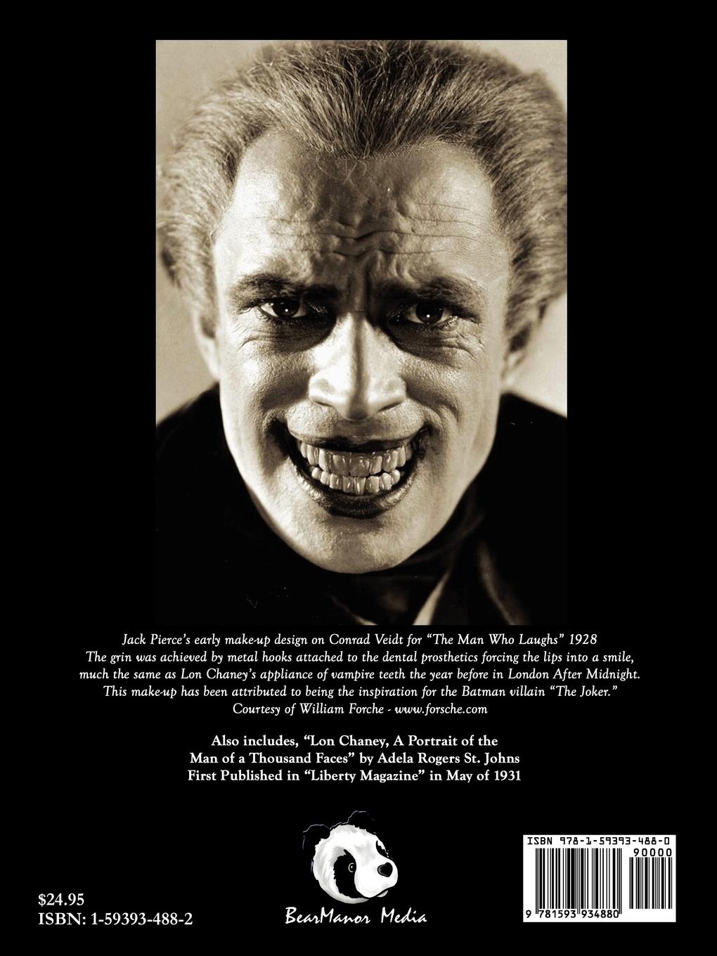 Rückseitencover LON CHANEY AS THE MAN WHO LAUGHS - An Alternate History for Classic Film Monsters