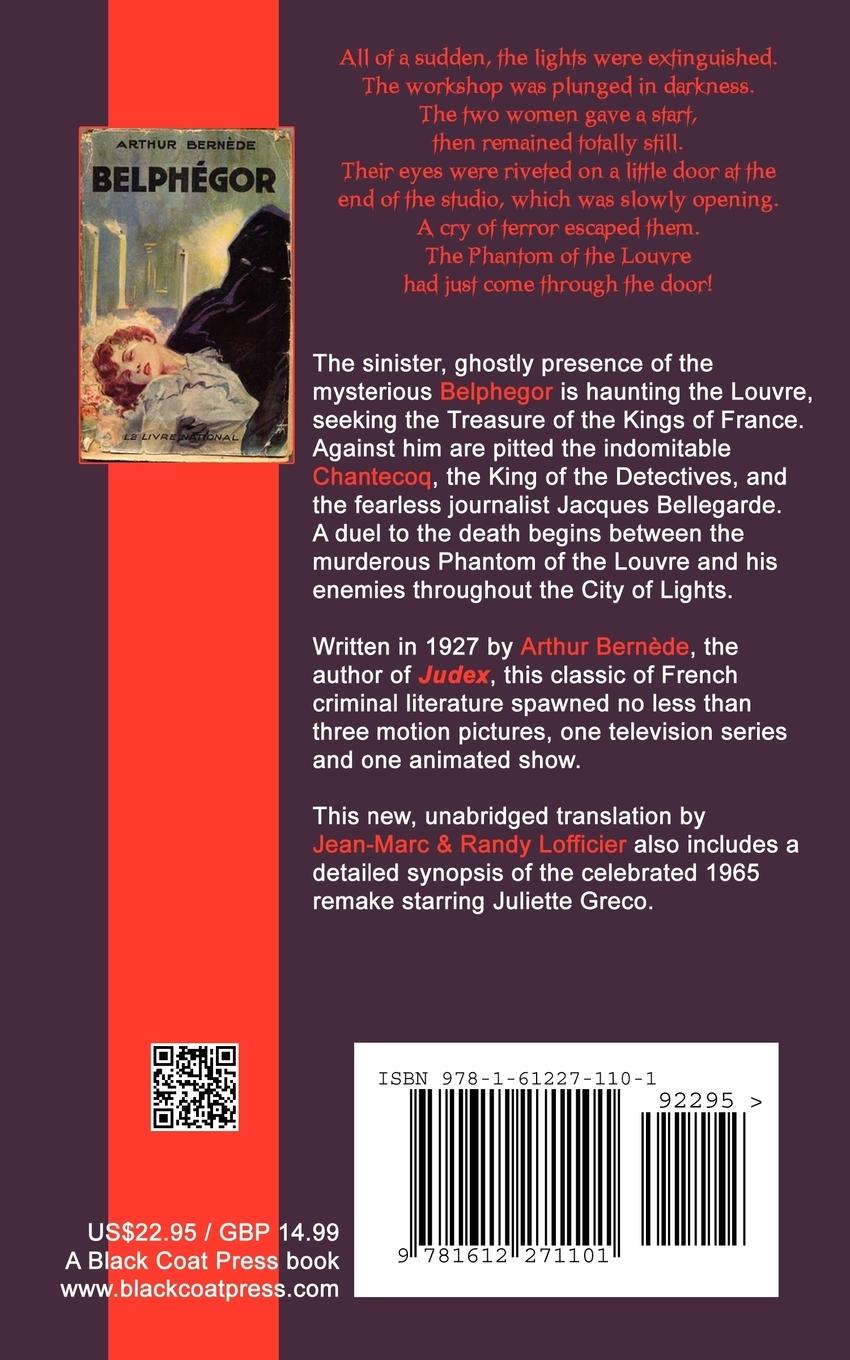 Rückseitencover Belphegor, the Phantom of the Louvre