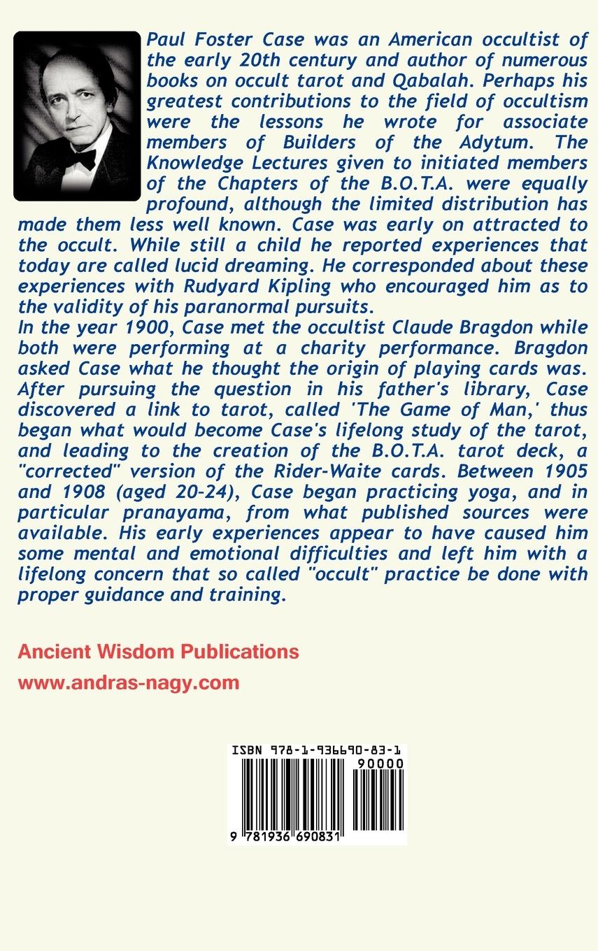 Rückseitencover An Introduction to the Study of the Tarot