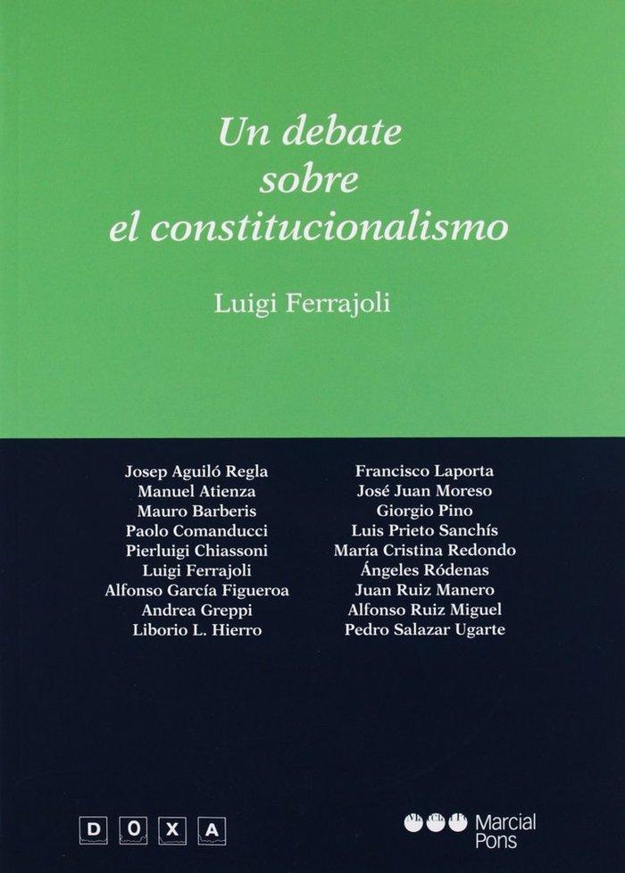 Vorderes Coverbild Un debate sobre el constitucionalismo