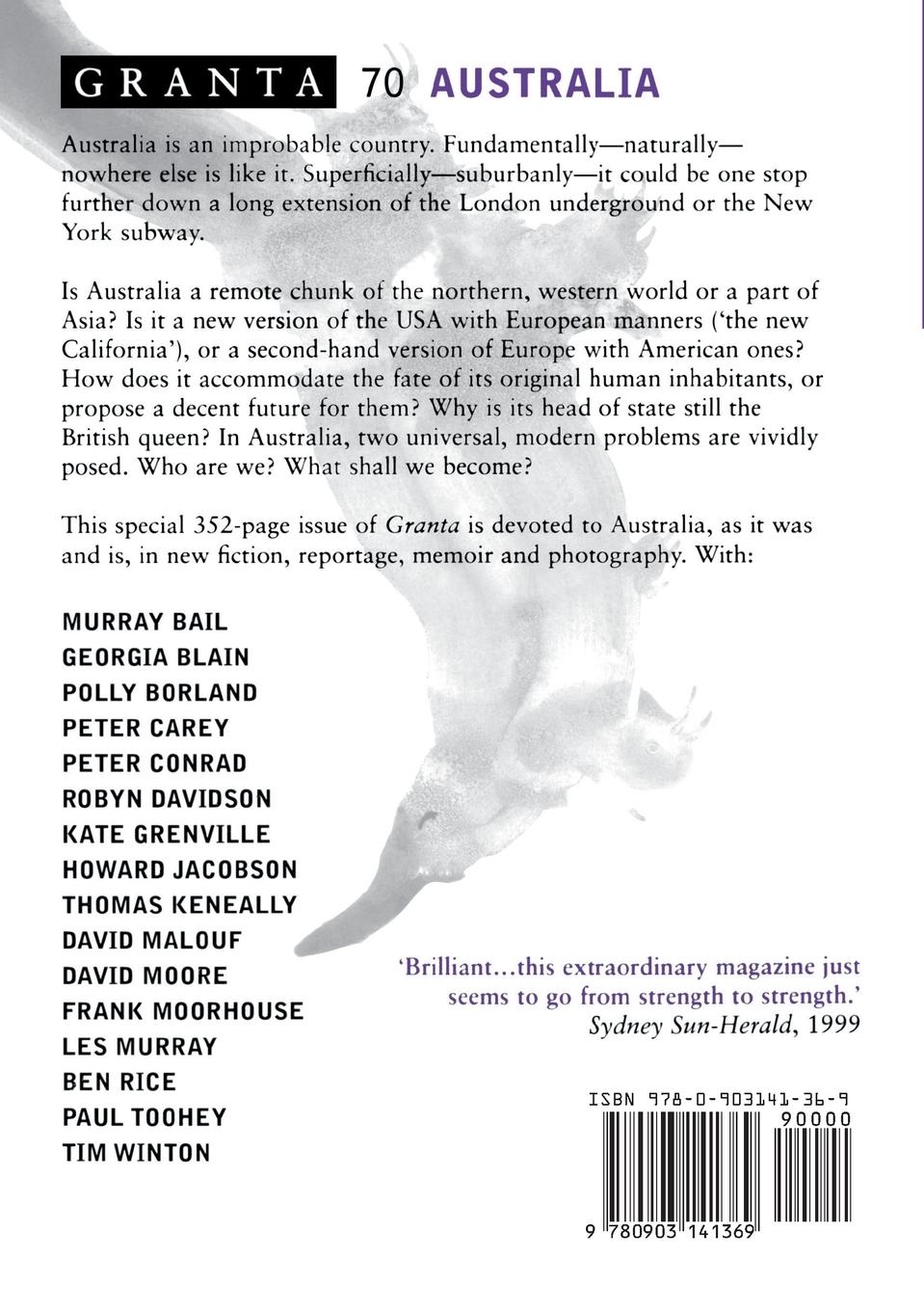 Rückseitencover Granta 70