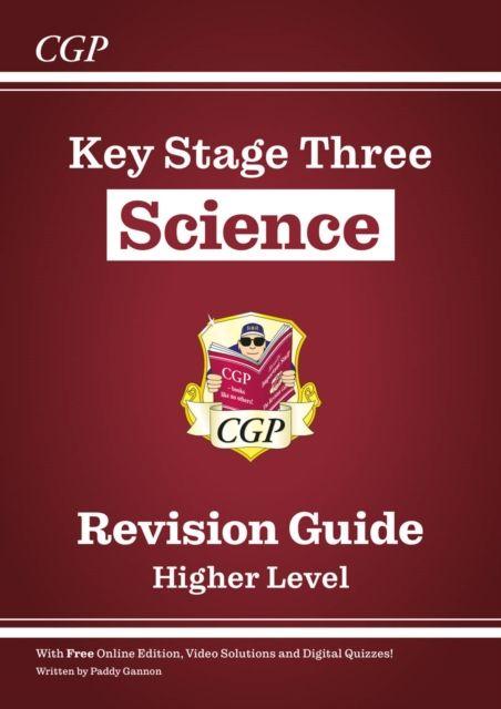 Vorderes Coverbild KS3 Science Revision Guide - Higher (includes Online Edition, Videos & Quizzes)