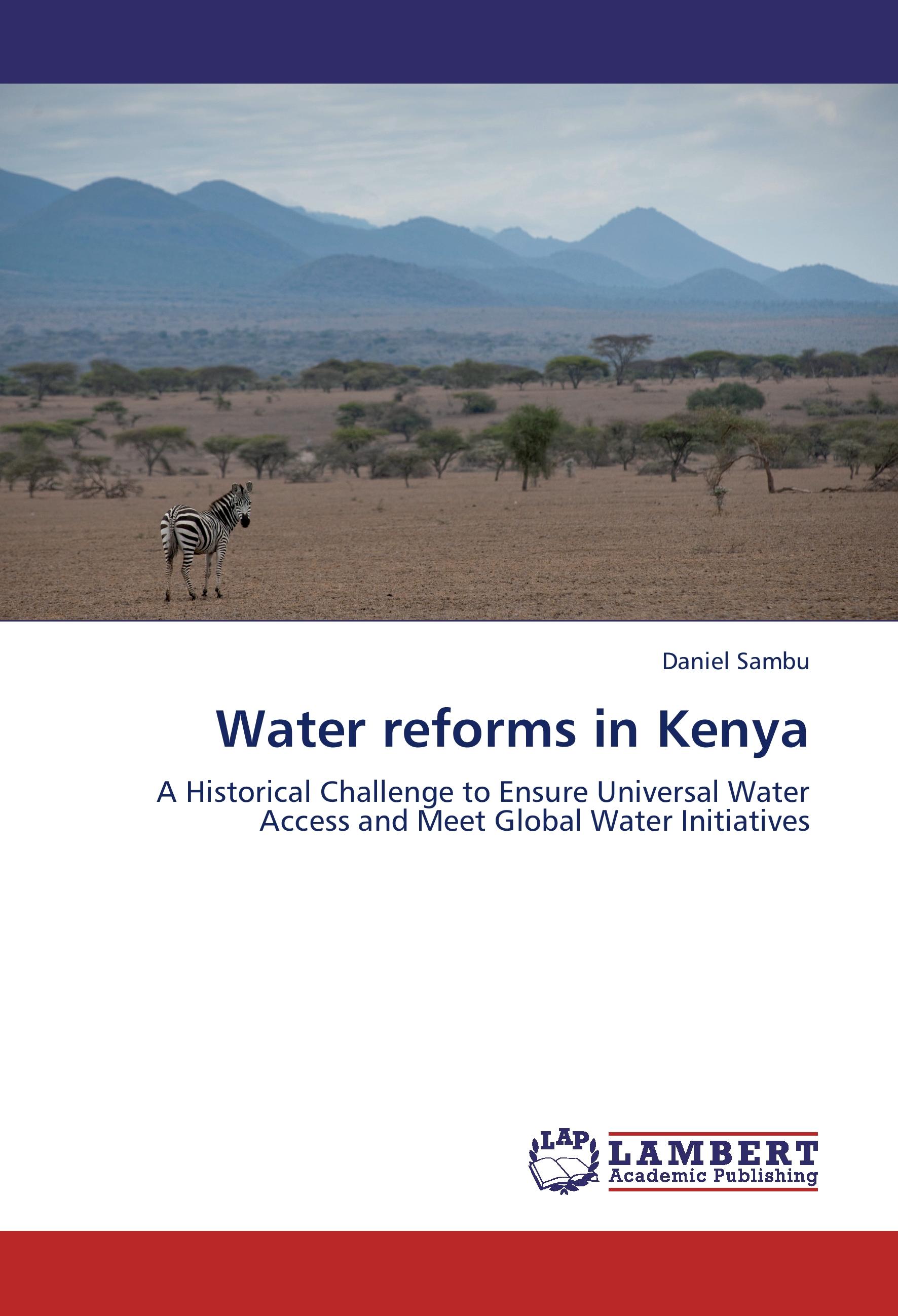 Vorderes Coverbild Water reforms in Kenya