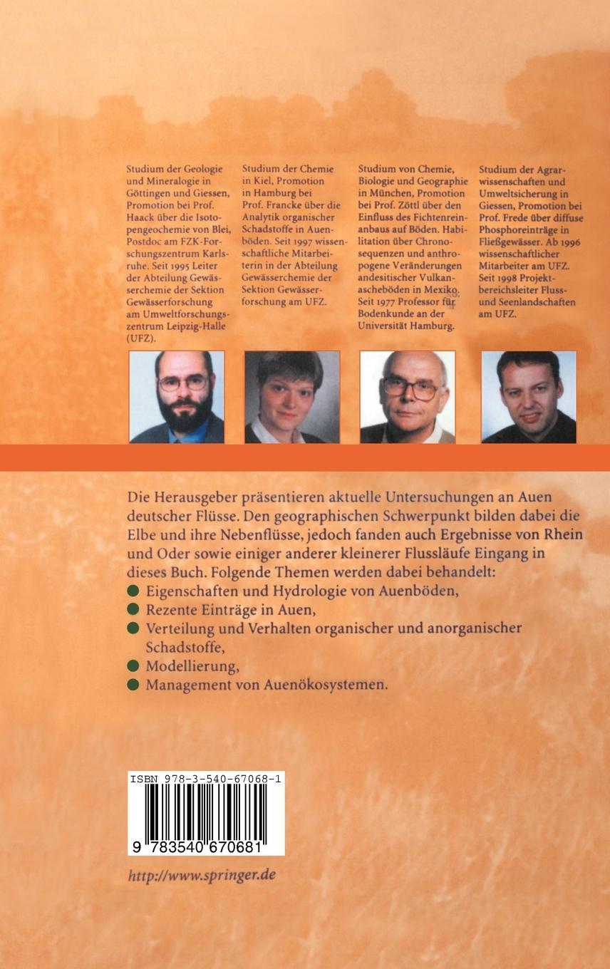 Rückseitencover Stoffhaushalt von Auenökosystemen