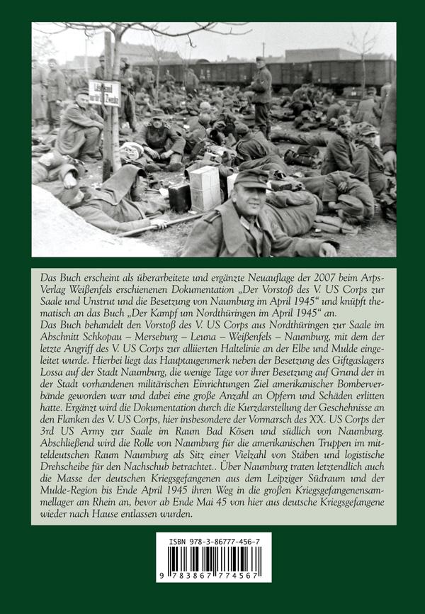 Rückseitencover Kriegsende an Saale und Unstrut April 1945