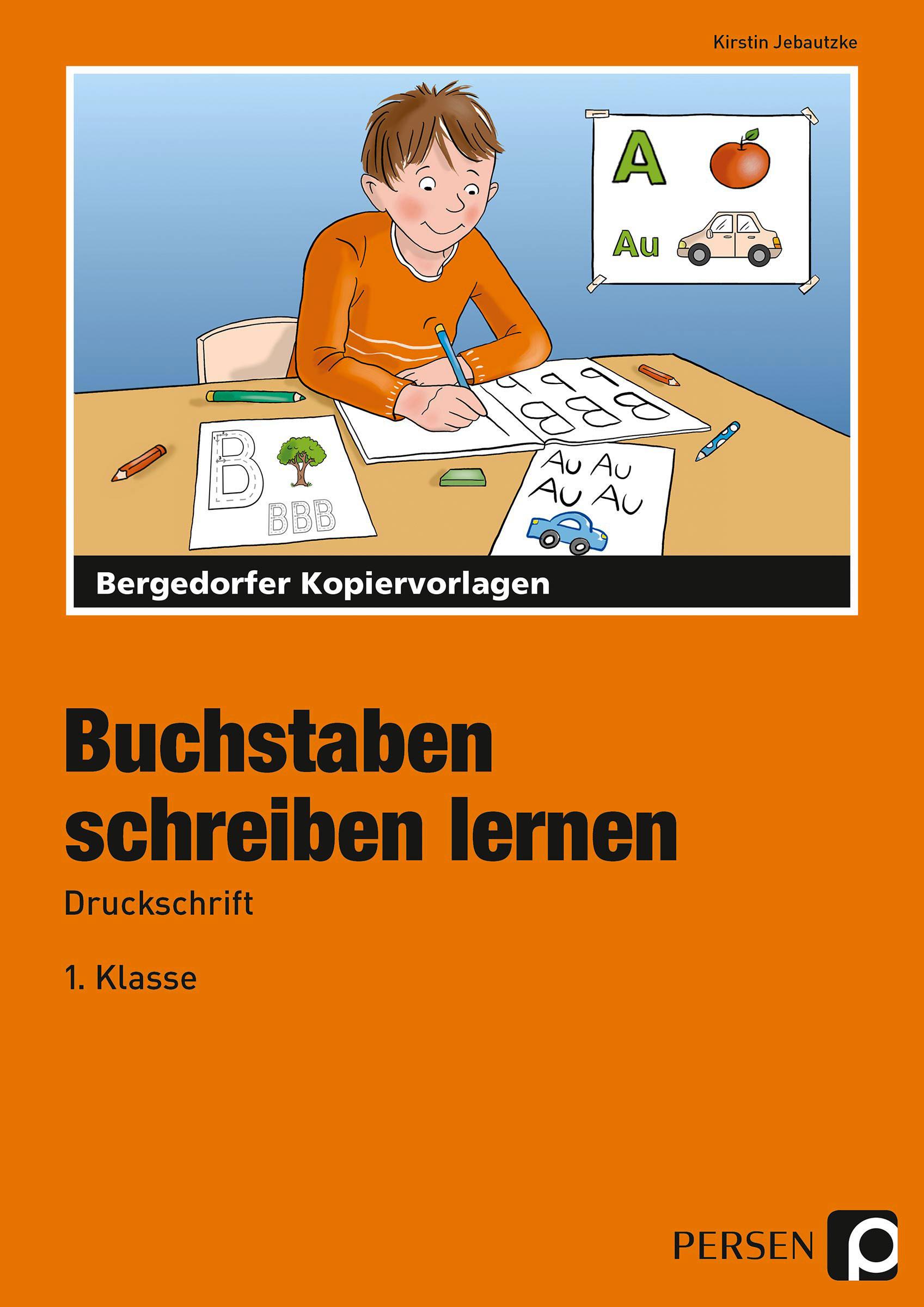 Vorderes Coverbild Buchstaben schreiben lernen - Druckschrift