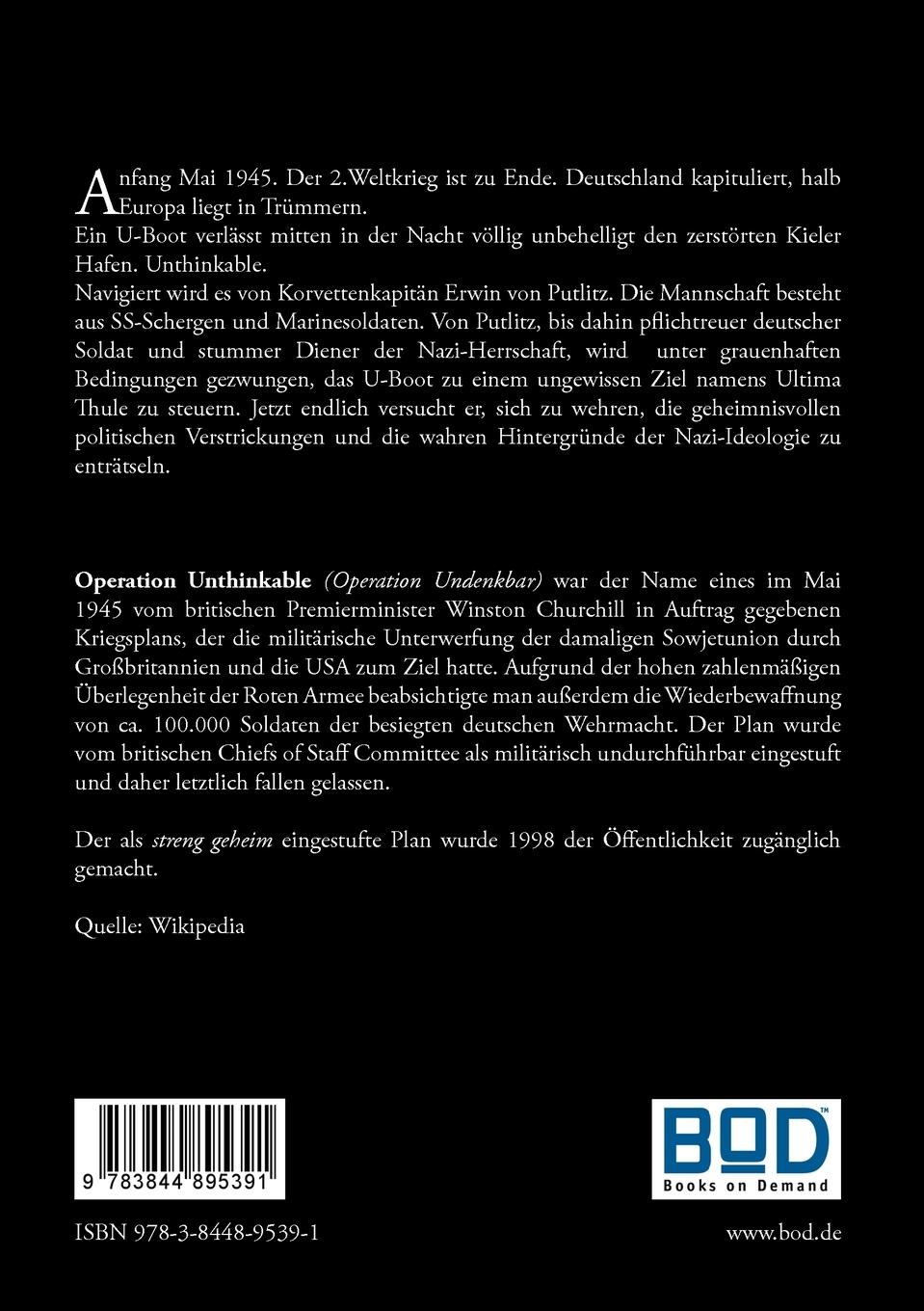 Rückseitencover Unthinkable