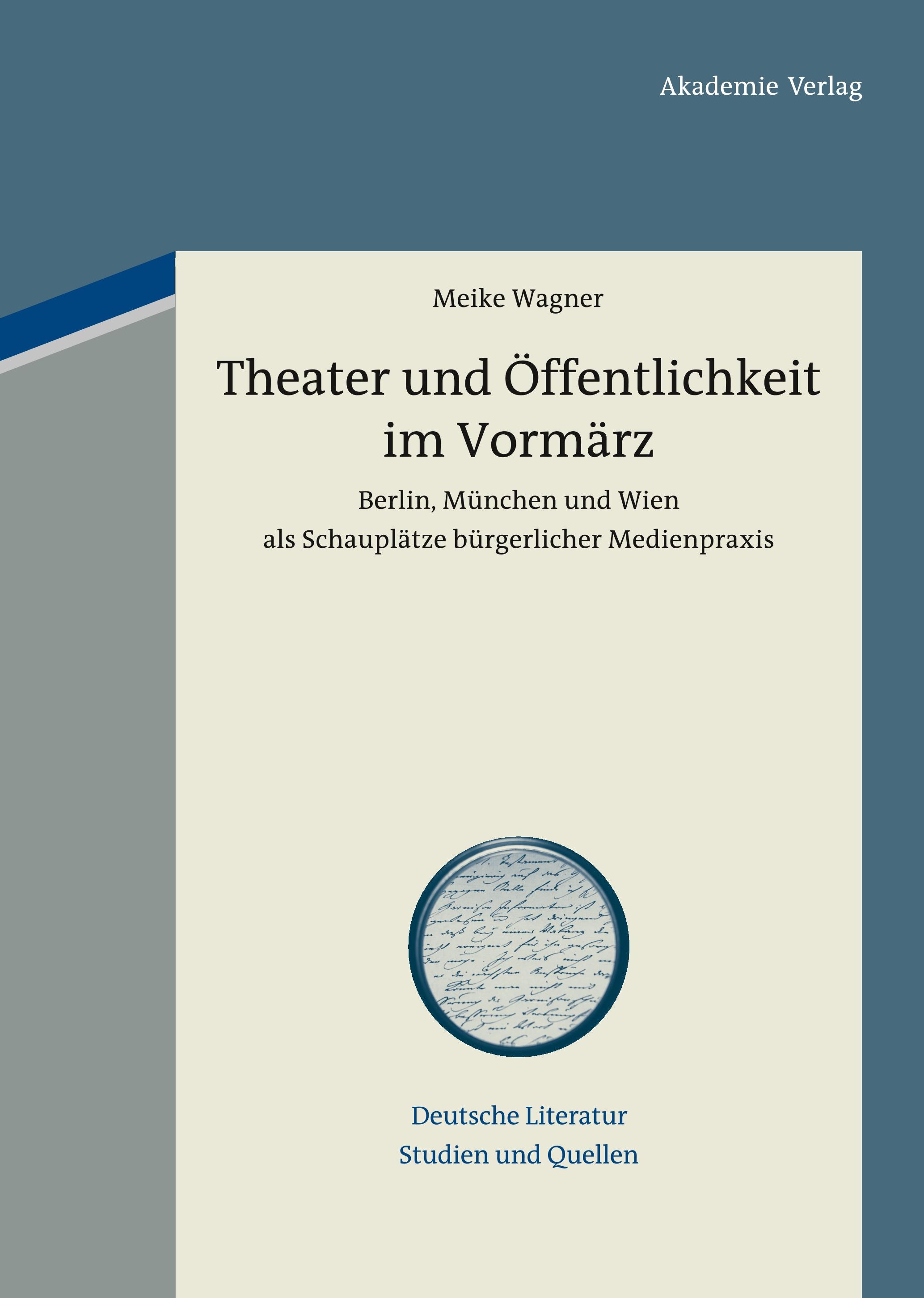 Vorderes Coverbild Theater und Öffentlichkeit im Vormärz