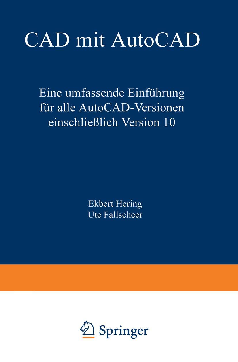 Vorderes Coverbild CAD mit AutoCAD