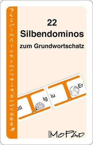 Vorderes Coverbild 22 Silbendominos zum Grundwortschatz