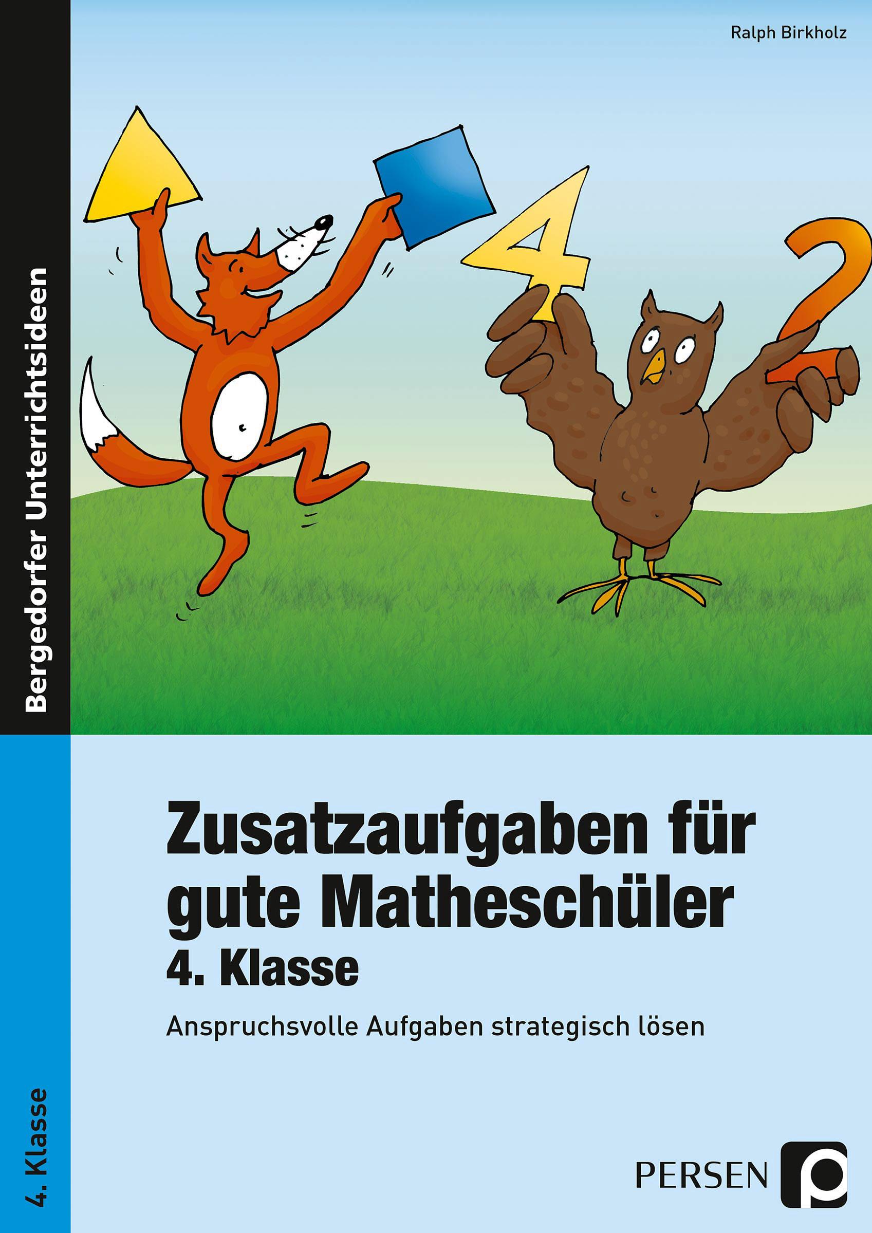 Vorderes Coverbild Zusatzaufgaben für gute Matheschüler 4. Klasse