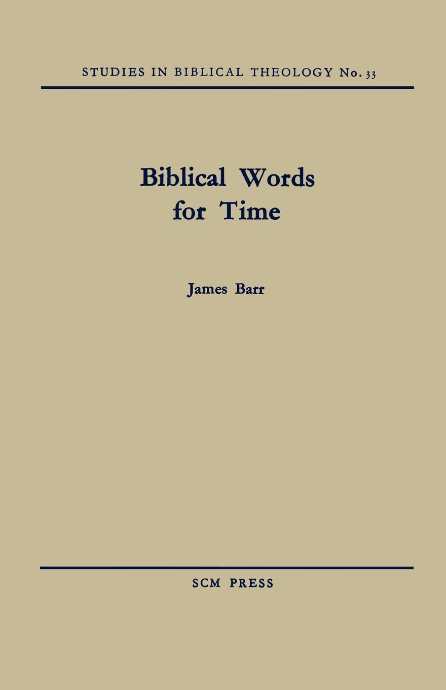 Vorderes Coverbild Biblical Words for Time