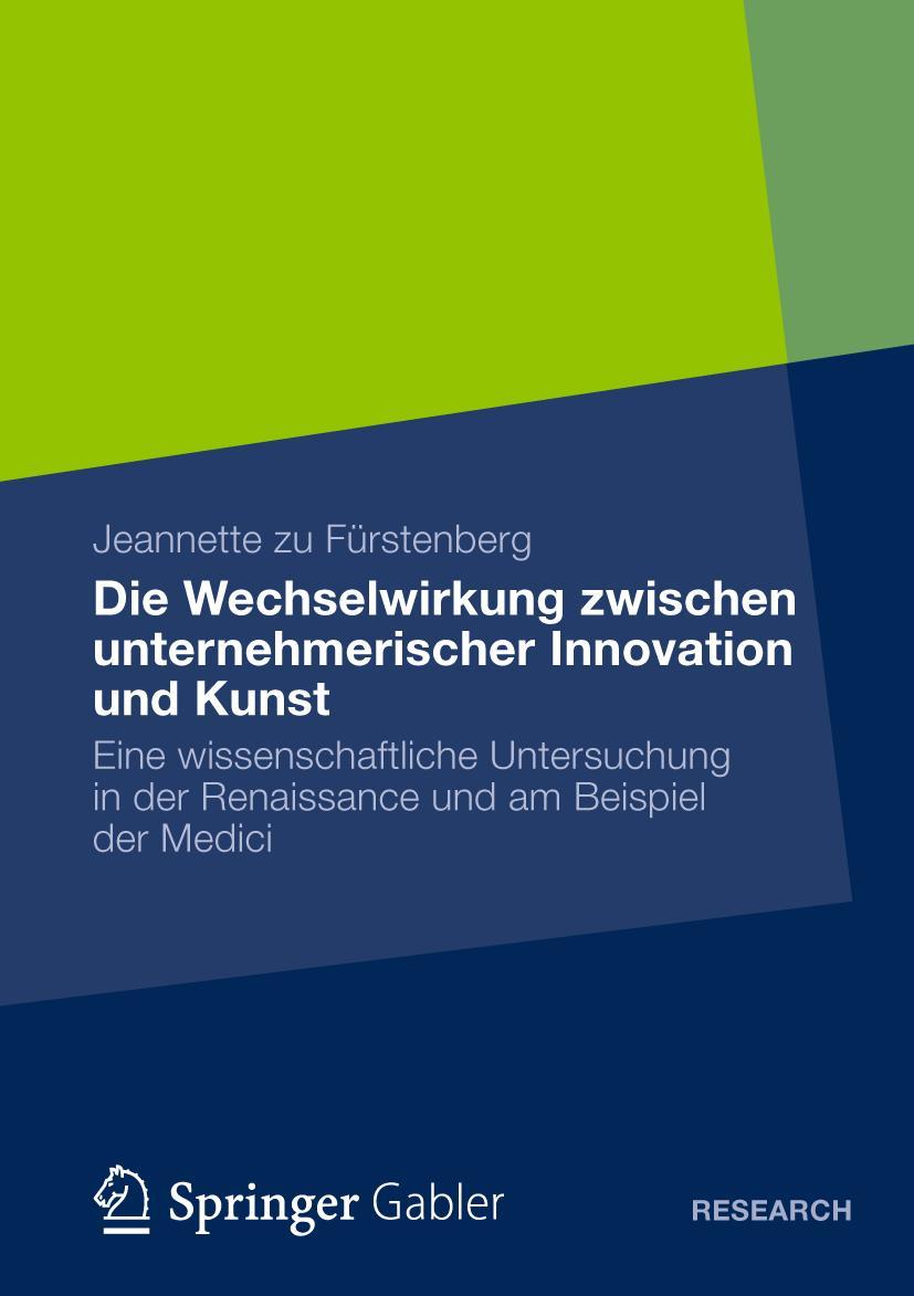 Vorderes Coverbild Die Wechselwirkung zwischen unternehmerischer Innovation und Kunst