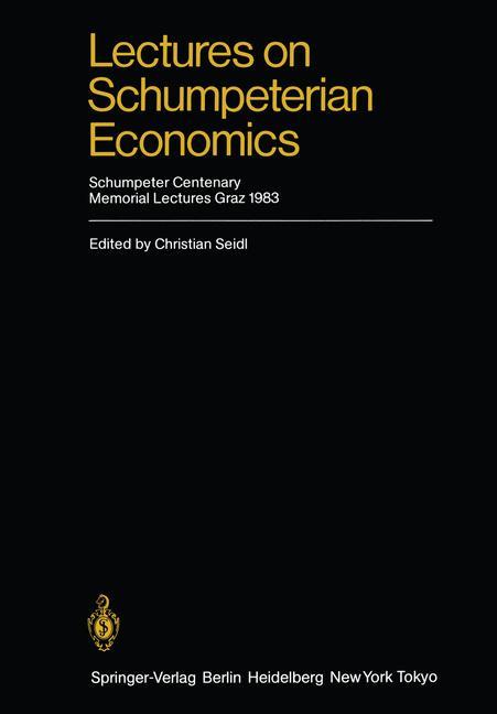 Vorderes Coverbild Lectures on Schumpeterian Economics