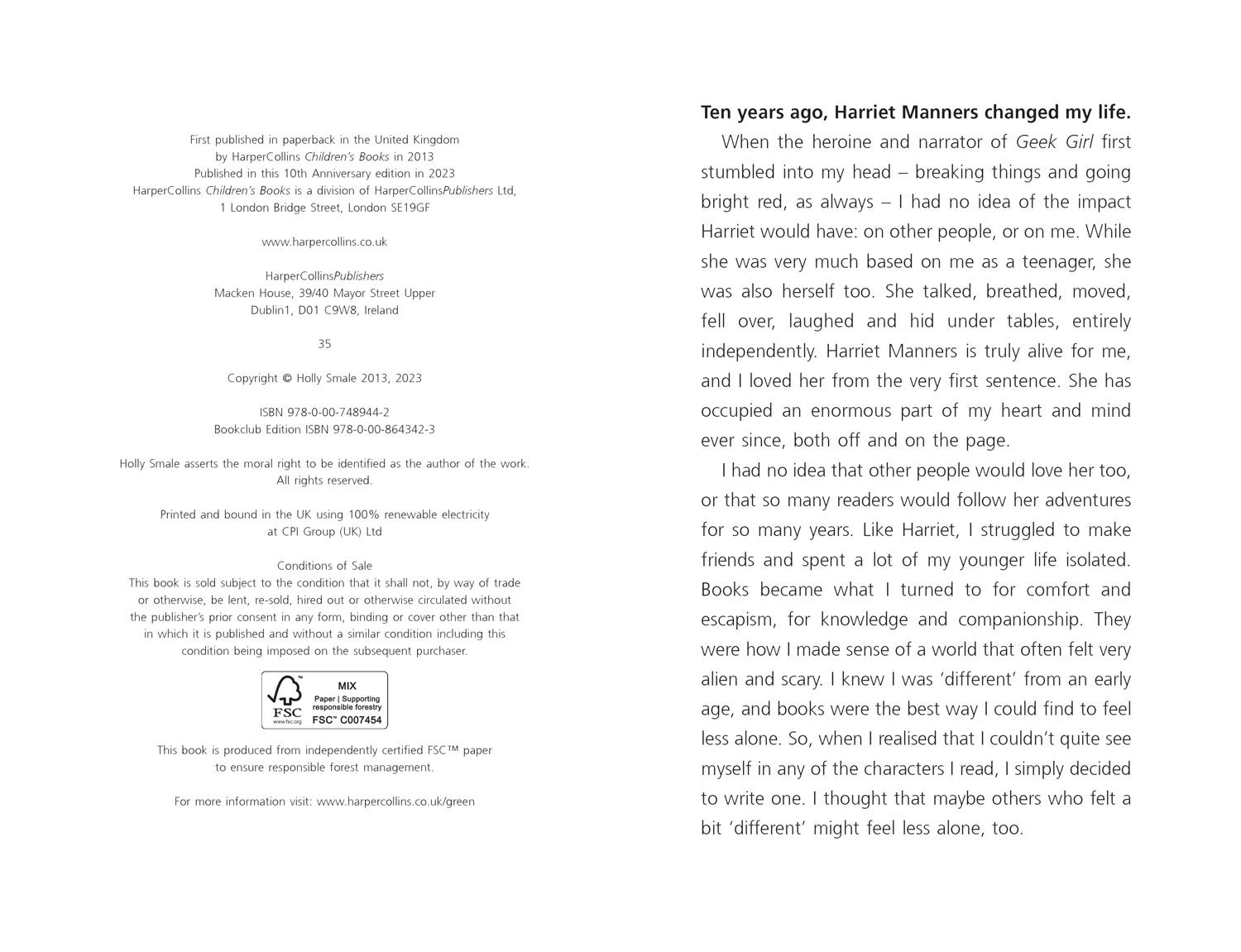 Beispielinhalt (Bild) Geek Girl 01