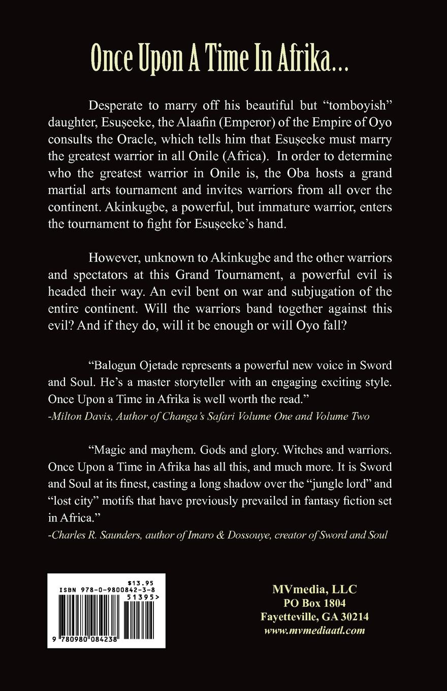 Rückseitencover Once Upon a Time in Afrika